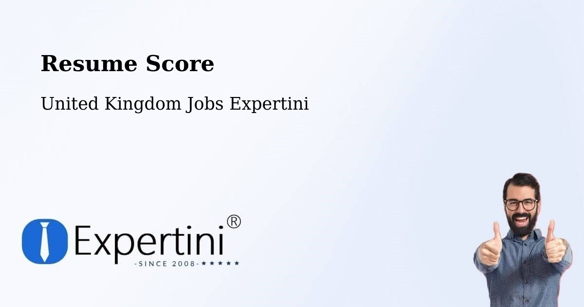 Resume Score & Job Description Match Tool – Larbert - United Kingdom Jobs Expertini